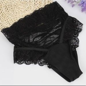 Black Lace Thing Panties L-XL
